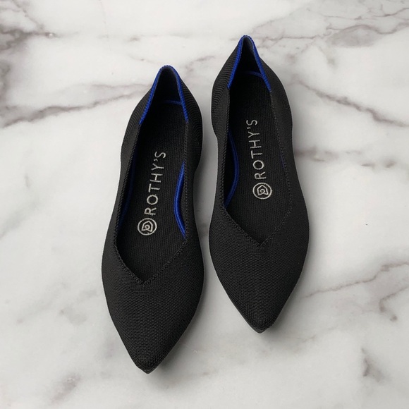 Rothy's Shoes - The Point in Black Solid (Rothy’s)